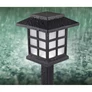 Kép 9/13 - 6 db-os ház alakú Napelemes kerti LED lámpa, 37 cm, fekete
