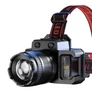 Kép 5/6 - Extra erős  GENETIC® fejlámpa, USB-s XML, T6 LED-es fényszóró, 5 üzemmód, mozgásérzékelővel, IPX44