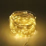 Kép 6/8 - 10 m-es 100 micro LED-es napelemes dekor fényfüzér, meleg fehér, 8 féle fényjátékkal