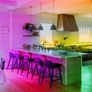 Kép 4/7 - 3 m-es 90 RGB LED-es SMD5050 szalag, hálózati adapterrel, távirányítóval, színes, IP44