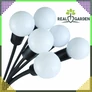 Kép 10/12 - 2 db-os Kültéri napelemes világító fa, Meleg fehér LED, 74 cm, 6 db Mini gömb