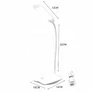 Kép 4/10 - Iskolai íróasztal lámpa 14 LED-es USB-s, érintés vezérelt