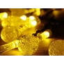 Kép 3/14 - 6 5 méteres Napelemes kerti dekor jégcsap 50 LED-es fényfüzér meleg fehér