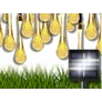 Kép 6/14 - 6 5 méteres Napelemes kerti dekor jégcsap 50 LED-es fényfüzér meleg fehér