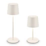 Kép 6/11 - Elemes asztali LED lámpa, fényerőszabályzó, 26 cm magas, fehér