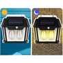 Kép 8/10 - Nagy fényerejű Dupla LED-es Napelemes kerti Fali lámpa, mozgásérzékelős, 600 LM, 1800 mAh