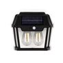 Kép 4/10 - Nagy fényerejű Dupla LED-es Napelemes kerti Fali lámpa, mozgásérzékelős, 600 LM, 1800 mAh