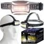 Kép 1/6 -  COB LED fejlámpa, 2 világítási mód