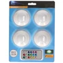 Kép 5/6 - FXlight 4 db-os elemes öntapadós, 12 COB RGB színes LED-es lámpa készlet, távirányítóval