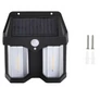 Kép 4/6 - Nagy fényerejű Dupla LED-es Napelemes kerti Fali lámpa, mozgásérzékelős, 1200 LM, 1200 mAh