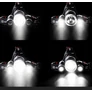Kép 8/11 - Extra erős SWAT 3 x CREE T6 fejlámpa, 2 féle adapterrel, 5 világítási mód, 2100 Lumen