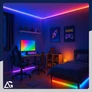 Kép 7/9 - 5m RGB öntapadós vágható 2835 LED szalag, hálózati adapterrel, távirányítóval, színes