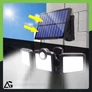 Kép 2/7 - 171 LED-es mozgásérzékelős napelemes reflektor, háromágú, 6500 lm, BA