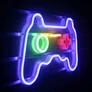 Kép 1/3 - LED Neon gamepad controller lámpa 