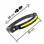 Kép 2/4 - Erős 40 COB LED-es fejlámpa, mozgásérzékelős, USB C-s, 5 világítási mód