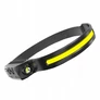 Kép 3/4 - Erős 40 COB LED-es fejlámpa, mozgásérzékelős, USB C-s, 5 világítási mód