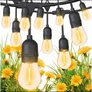 Kép 3/10 - 20 m-es 20 LED-es jégcsap lámpafüzér, teraszvilágítás, időjárásálló IP65, 20m - meleg fehér