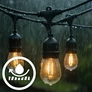Kép 8/10 - 20 m-es 20 LED-es jégcsap lámpafüzér, teraszvilágítás, időjárásálló IP65, 20m - meleg fehér