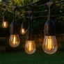 Kép 9/10 - 20 m-es 20 LED-es jégcsap lámpafüzér, teraszvilágítás, időjárásálló IP65, 20m - meleg fehér