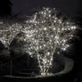 Kép 8/9 - 30 m-es 300 micro LED-es, napelemes dekor fényfüzér, hideg fehér, 8 világítási móddal 