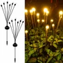 Kép 1/12 - 2 db-os Kültéri napelemes világító fa, Meleg fehér LED, 70 cm, 6 db Mini gömb, M483