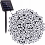 Kép 1/8 - 200 LED-es napelemes kerti fényfüzér, Hideg fehér