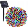 Kép 1/10 - 200 LED-es napelemes kerti fényfüzér, színes, 15 m