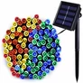Kép 5/10 - 200 LED-es napelemes kerti fényfüzér, RGB színes, 15 m, 8 világítási móddal 