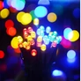 Kép 3/10 - 200 LED-es napelemes kerti fényfüzér, RGB színes, 15 m, 8 világítási móddal 