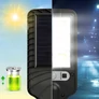 Kép 4/7 - 120 COB LED-es napelemes reflektor, mozgásérzékelővel,távvezérlővel, IP65, RT