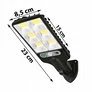 Kép 6/7 - 120 COB LED-es napelemes reflektor, mozgásérzékelővel,távvezérlővel, IP65, RT