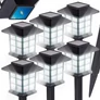 Kép 1/12 - 6 db-os Napelemes kerti LED lámpa, 37 cm
