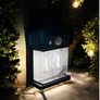Kép 2/7 - 2 db Nagy fényerejű Dupla LED-es Napelemes kerti Fali lámpa, mozgásérzékelős, 600 LM, 1800 mAh, IP65, DT