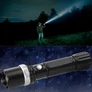 Kép 5/8 - Extra erős vízállló taktikai CREE Q5 XP LED zoom katonai zseblámpa, hálózati és autós töltővel, 3 világítási móddal