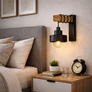 Kép 4/4 - Loft skandináv stílusú modern Fali lámpa fali lámpa hálózati E27 110-260 V AC 50/60 Hz