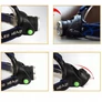 Kép 6/9 - Extra erős SWAT CREE XML-T6 fejlámpa zoom funkcióval 3 világítási móddal IPX4