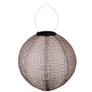 Kép 2/2 - ArtiCasa napelemes fénynyomat mintás Party LED-es Lampion 25 cm barna színű 1 db