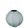 Kép 3/4 - ArtiCasa napelemes fénynyomat mintás Party LED-es Lampion 25 cm kék színű 1 db