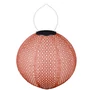 Kép 2/2 - ArtiCasa napelemes fénynyomat mintás Party LED-es Lampion 25 cm terracotta színű 1 db