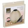 Kép 1/2 - ArtiCasa Ovális napelemes fénynyomat mintás Party LED-es Lampion 29 x 20 cm szürke színű 1 db