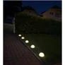 Kép 4/9 - ProGarden 5 db-os napelemes félgömb kerti LED lámpa színváltós 15 cm átmérő/félgömb