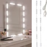 Kép 1/10 - Öntapadós 10 x 3 LED-es alakítható Smink Tükörvilágítás hideg fehér nappali és meleg fehér USB-s