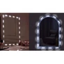 Kép 5/10 - Öntapadós 10 x 3 LED-es alakítható Smink Tükörvilágítás hideg fehér nappali és meleg fehér USB-s