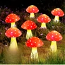 Kép 5/11 - 8 db-os Napelemes kerti gomba LED lámpa 7 x 10 cm 5 5 m hosszú IP44 12 világítási móddal