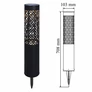 Kép 8/11 - 2 db-os XXL napelemes LED lámpa szett, modern fénynyommal, IP44, 70 cm 