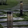 Kép 4/11 - 2 db-os XXL napelemes LED lámpa szett, modern fénynyommal, IP44, 70 cm 