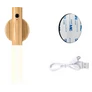Kép 8/9 - Mozgásérzékelős, akkus USB-s Dekor Fali LED-es világítás 18 cm, mágneses