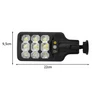 Kép 6/8 - COB LED-es napelemes reflektor, mozgásérzékelővel,távvezérlővel, vízálló, VG