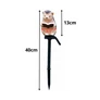Kép 7/7 - Napelemes kerti LED lámpa Süni vízálló alkonyérzékelővel, kertbe, 40 cm