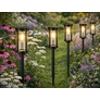 Kép 11/11 -  Napelemes kerti Modern LED lámpa vízálló alkonyérzékelővel, kertbe, 57 cm, 1 db 